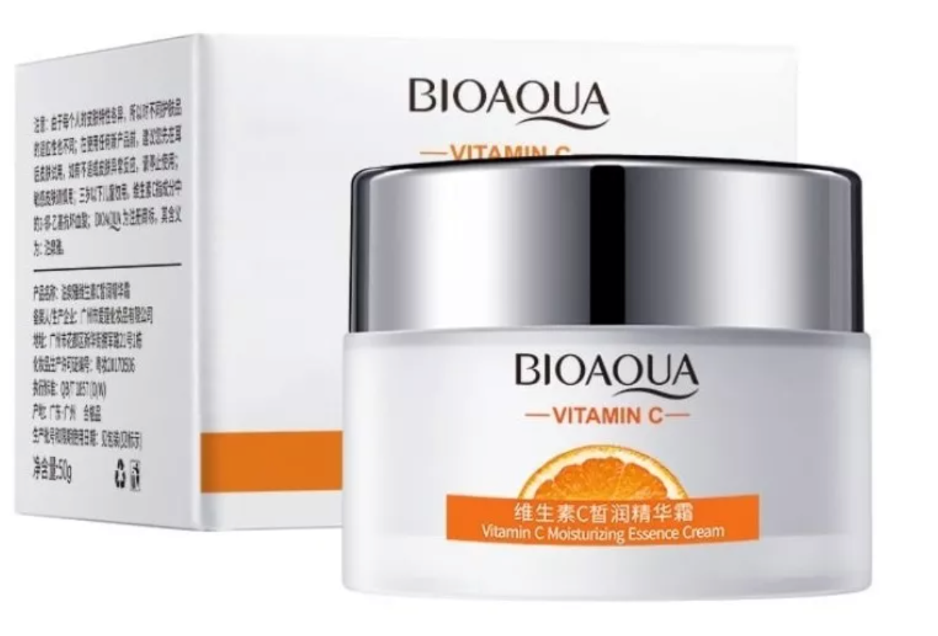 Crema Hidratante BIOAQUA con Vitamina C – Luminosidad y Reparación en Cada Aplicación