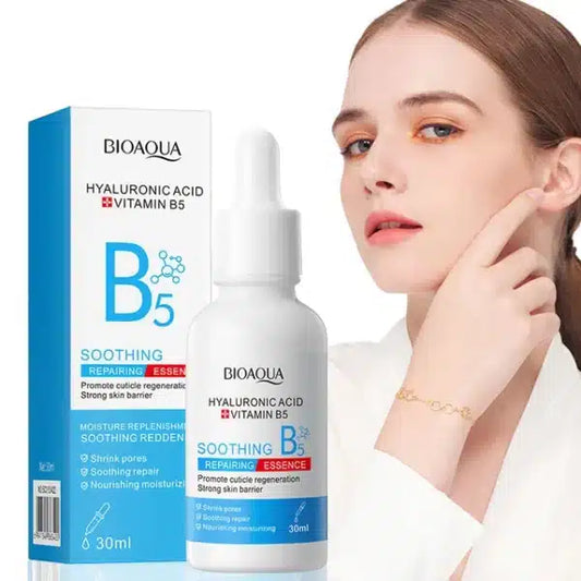 Sérum Hidratante BIOAQUA con Ácido Hialurónico y Vitamina B5 – Hidratación y Reparación Profunda