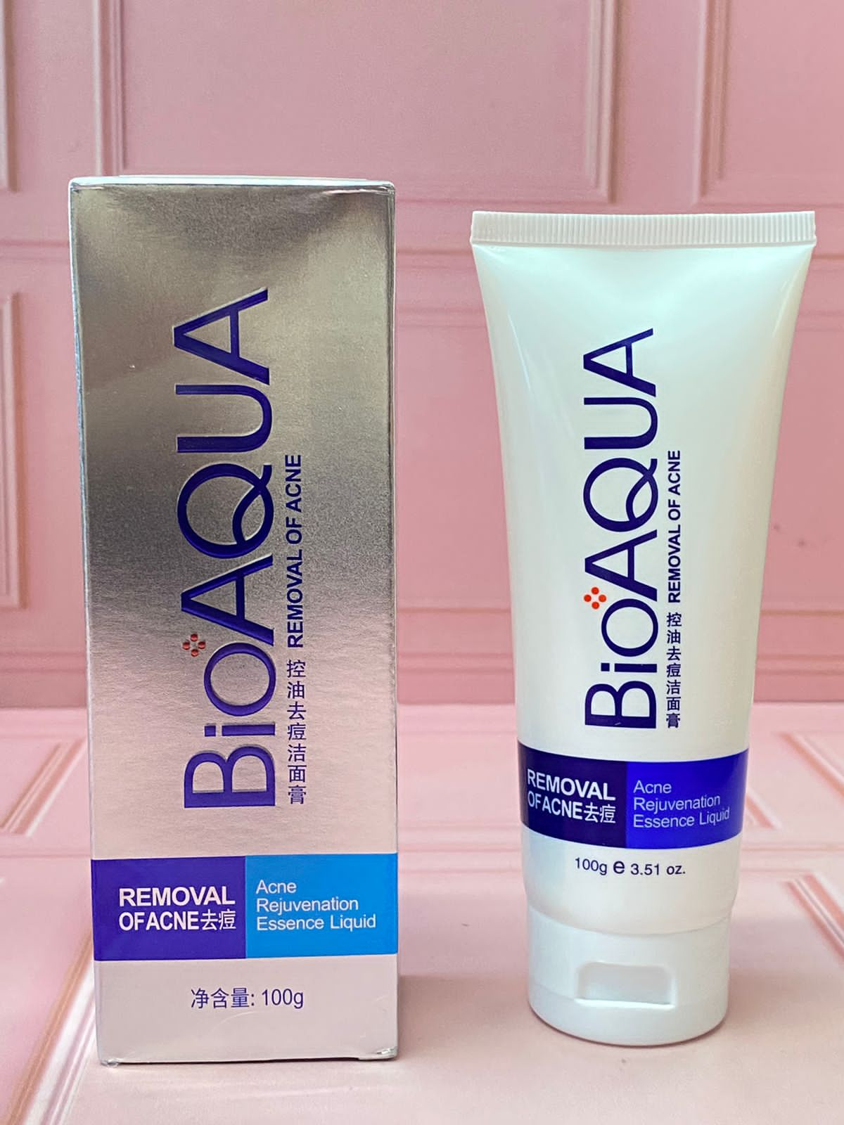 Jabón Facial Antiacné BIOAQUA BQY0702 – Controla el Exceso de Grasa y Limpia Profundamente