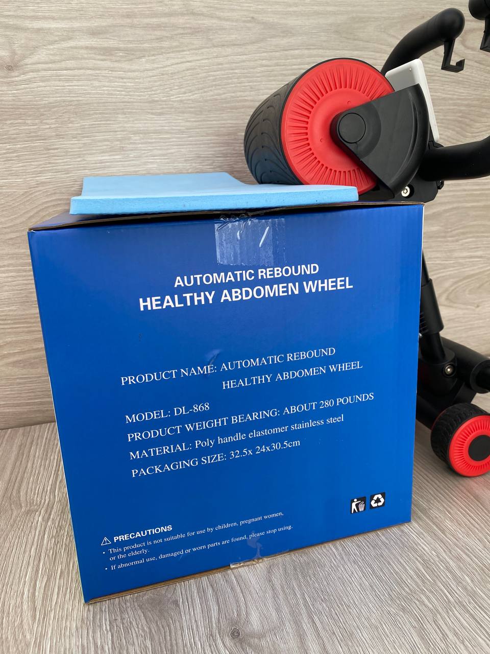 Rueda Abdominal con Temporizador y Rebote Automático