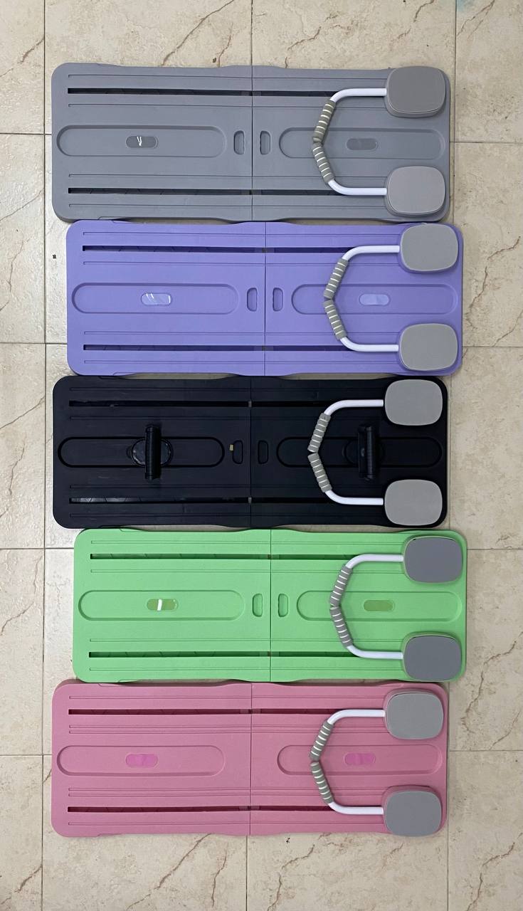 Tabla Pilates Reformadora Plegable 4-en-1 con Bandas y Soporte de Codos