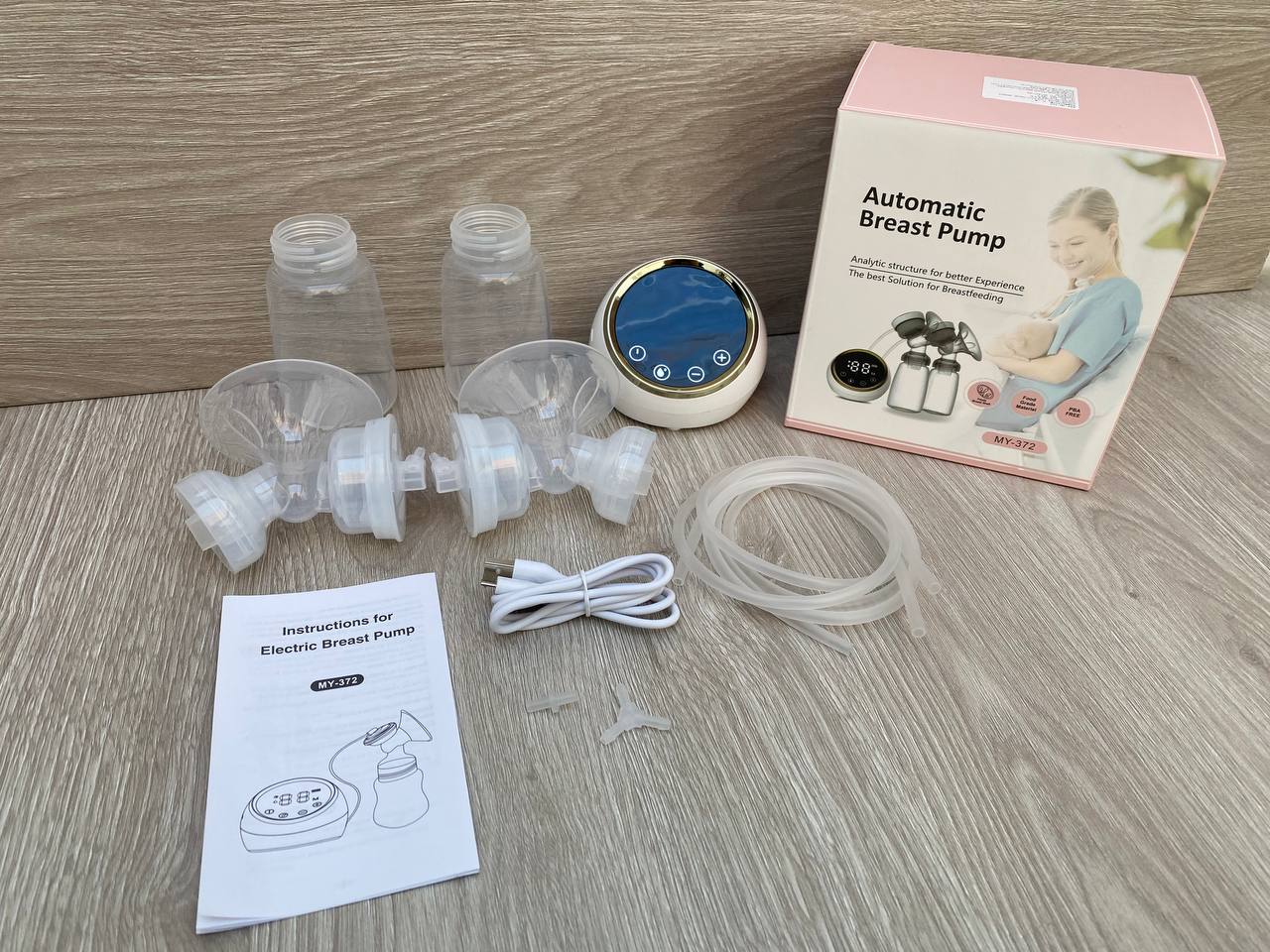 Extractor de Leche Materna Digital Doble | Pantalla Táctil y USB