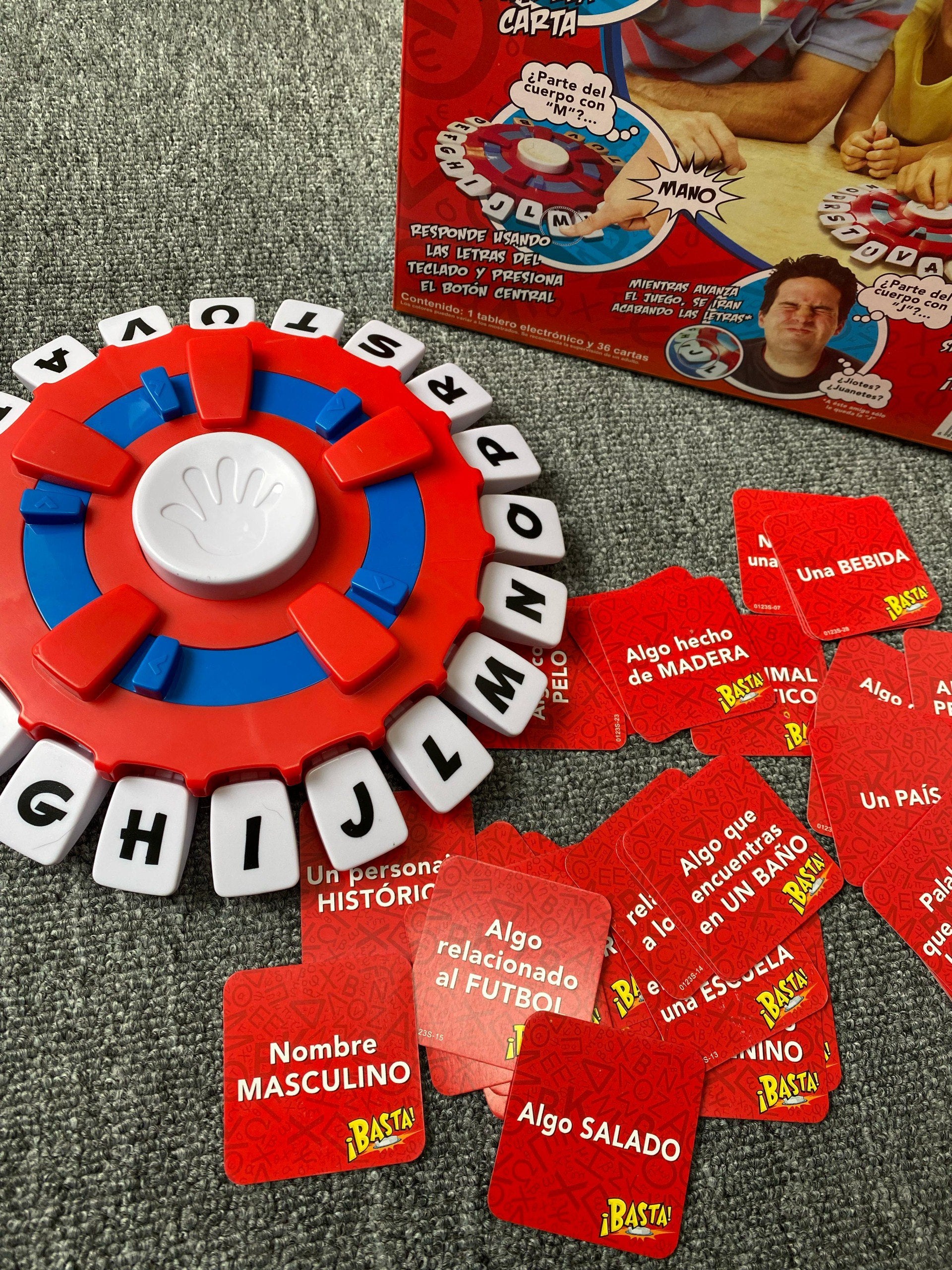 Juego de Mesa ¡Basta! con Tablero y Tarjetas