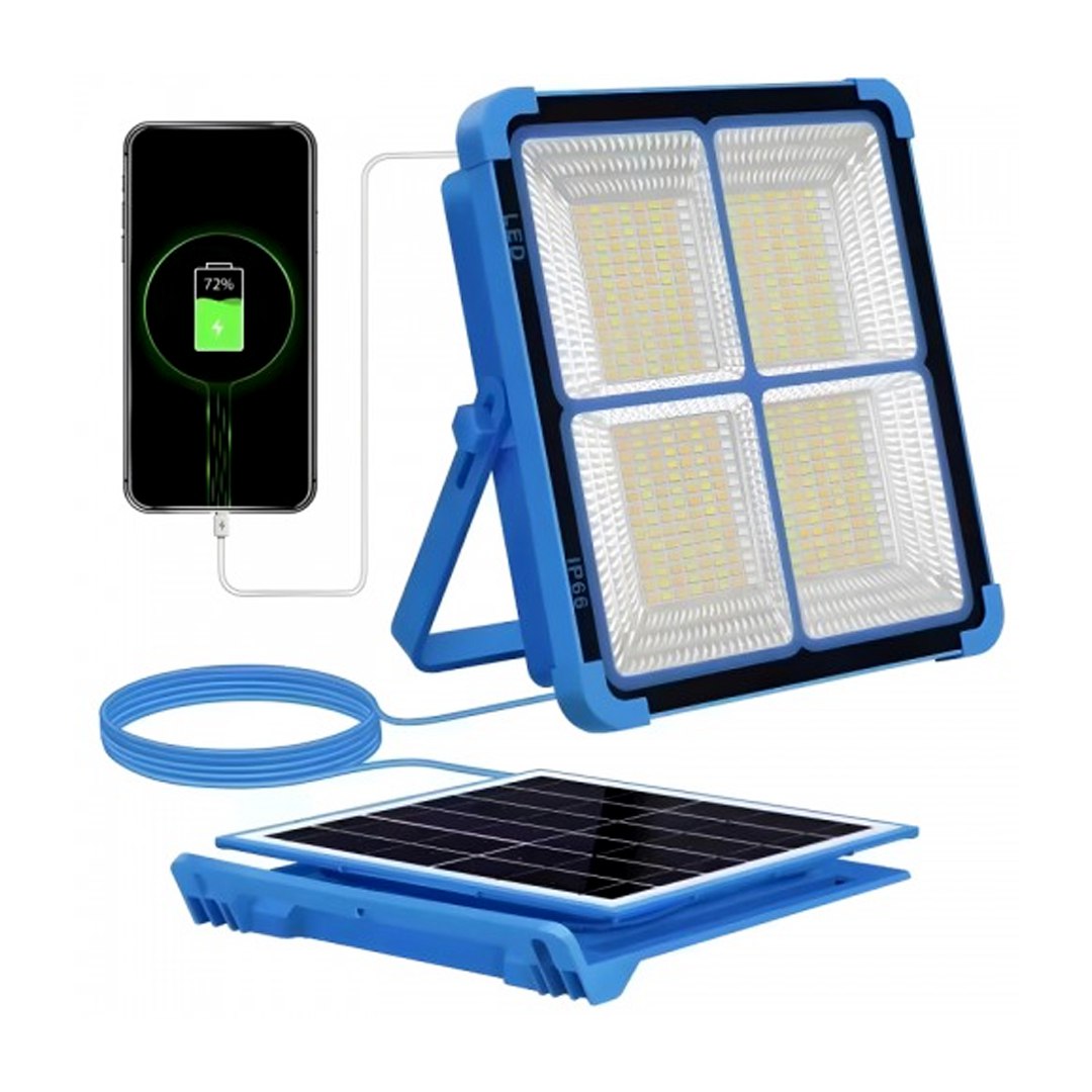 Lámpara Reflectora Solar LED BL-911 con Panel (50W/100W)