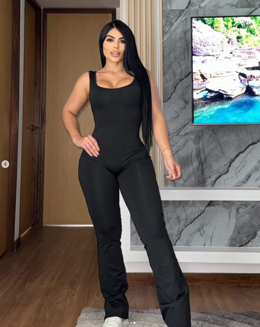 Enterizo Culotte Bota Campana con Realce