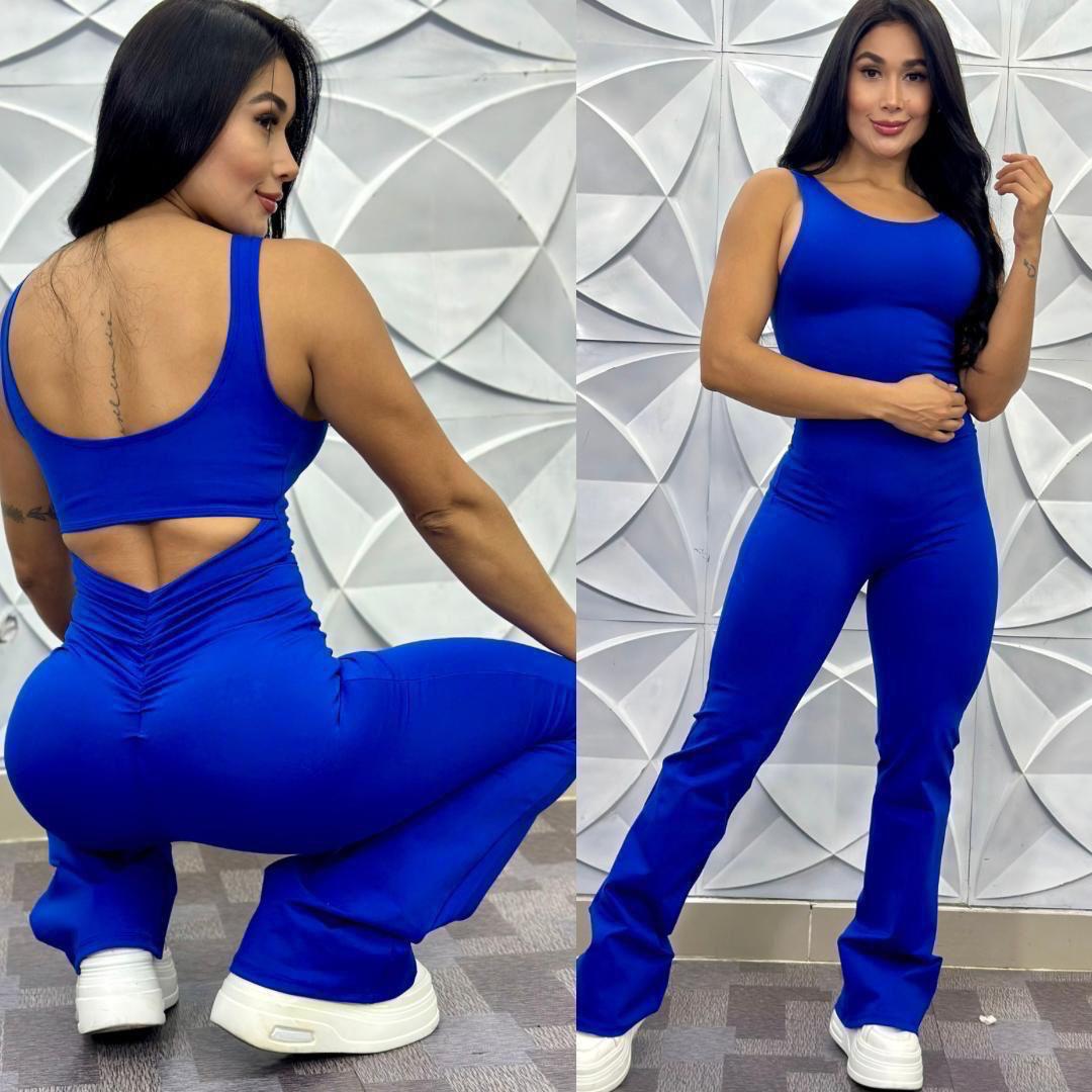 Enterizo Culotte Bota Campana con Realce