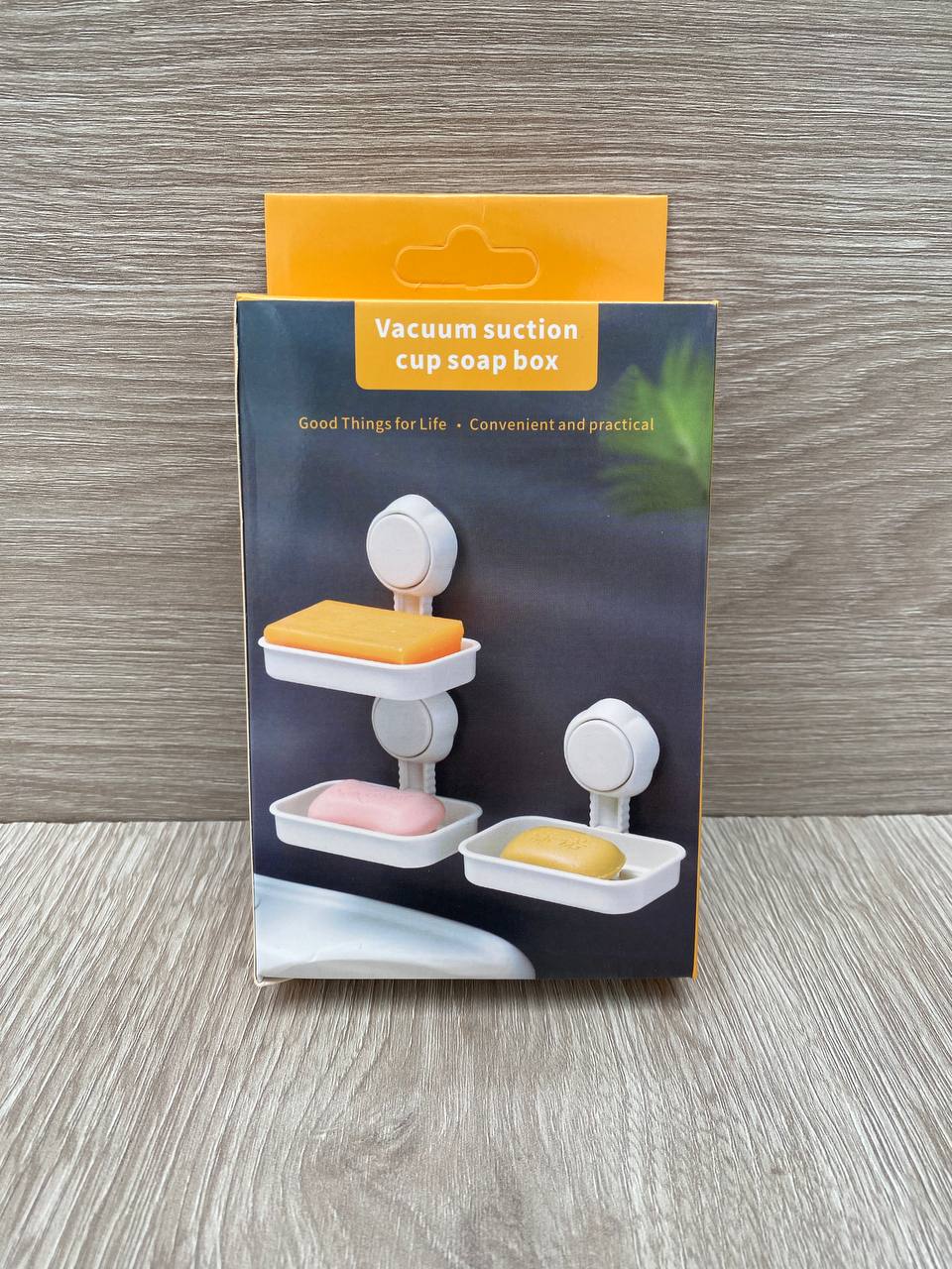 Jabonera con ventosa para baño | Soporte de jabón sin taladro