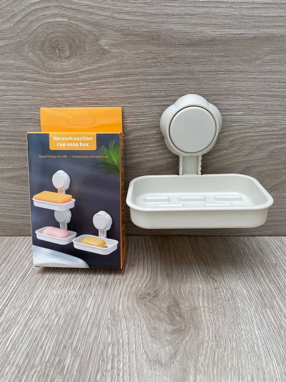Jabonera con ventosa para baño | Soporte de jabón sin taladro
