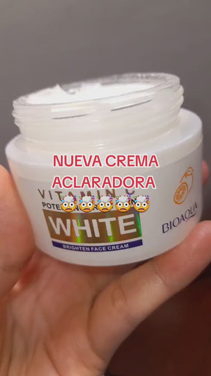 Crema Aclarante con Vitamina C Bioaqua – Luminosidad y Hidratación para una Piel Radiante